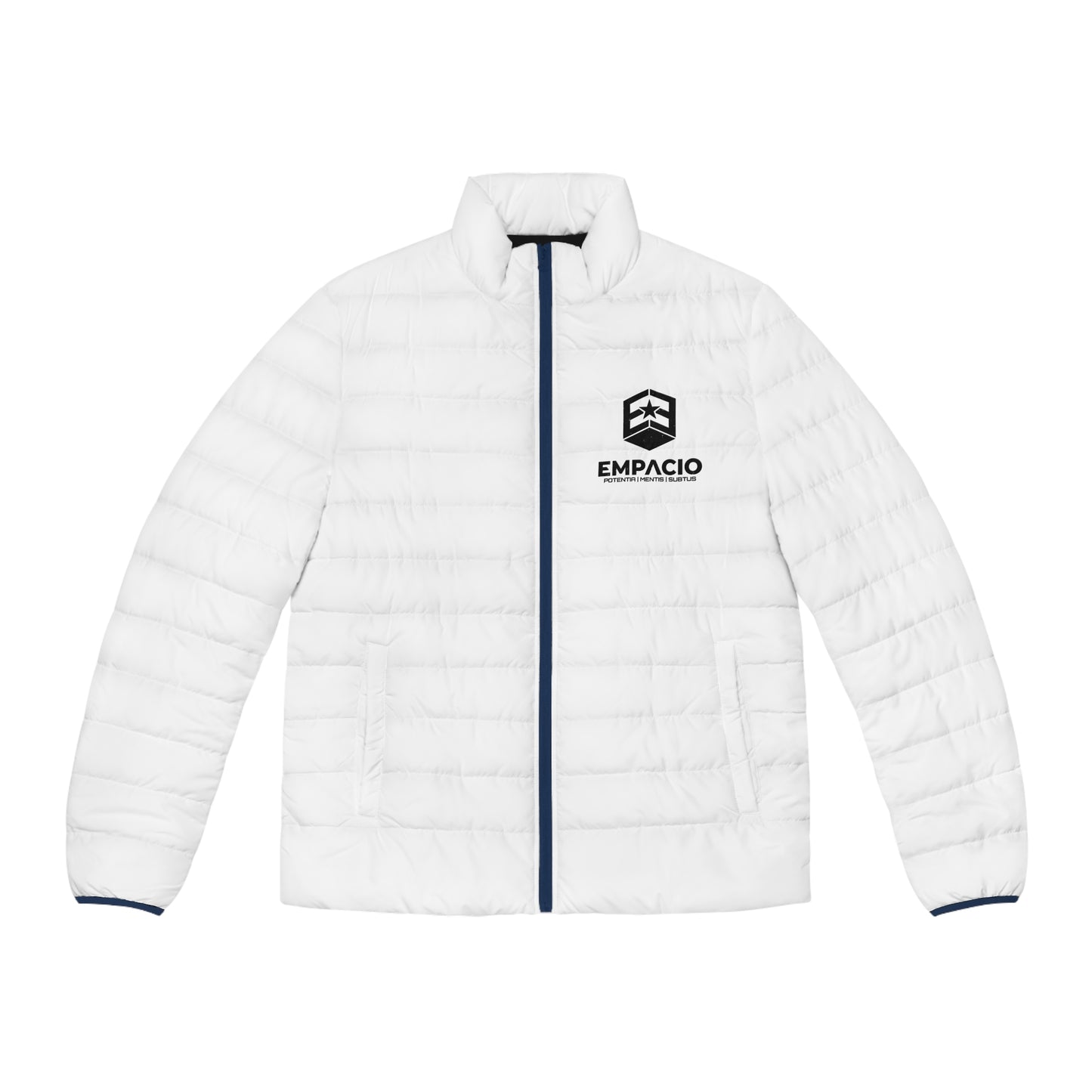 Poder De La Mente A Fondo Chaqueta Acolchada para Hombre