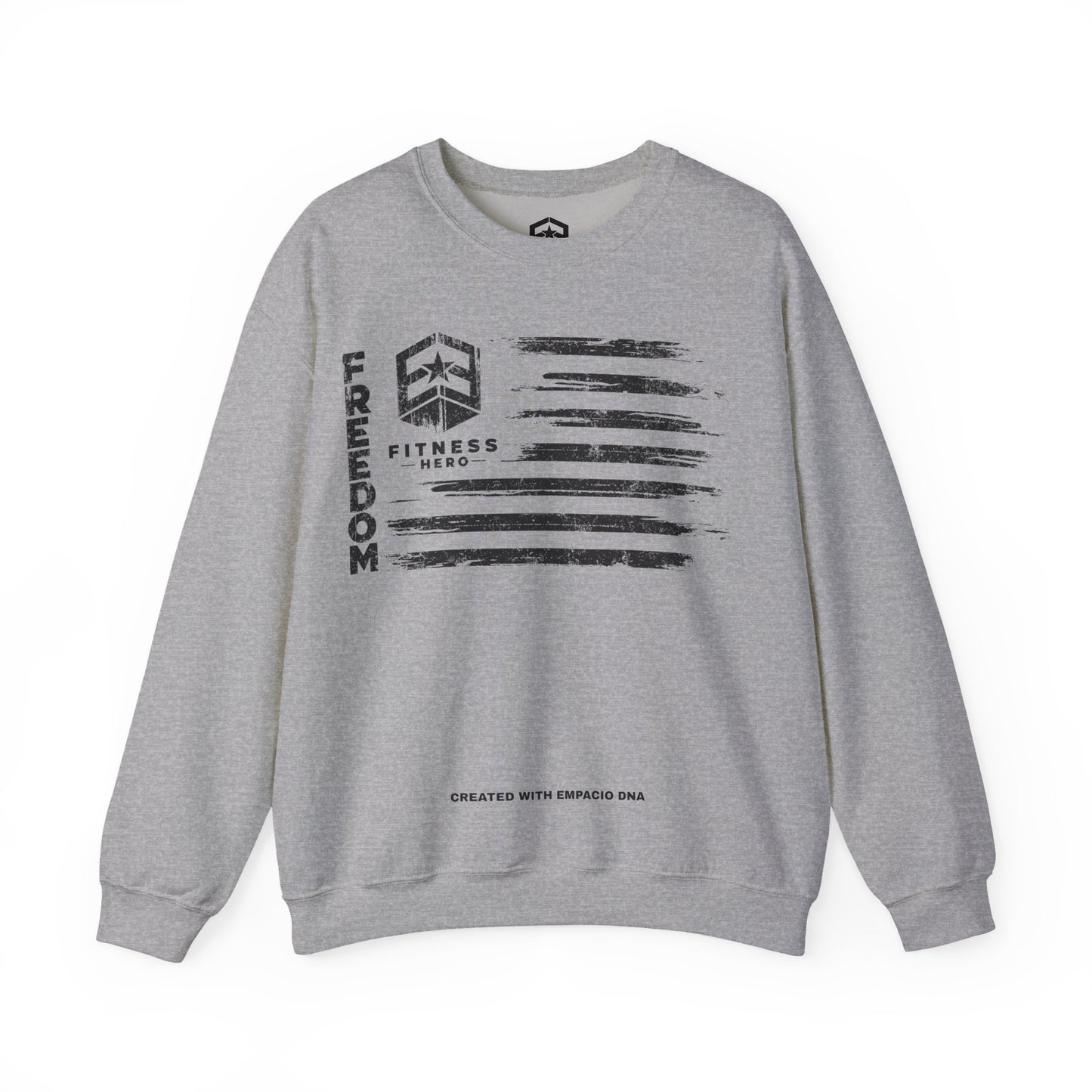 Freedom Fitness Hero Black-Ops Crewneck Sweatshirt