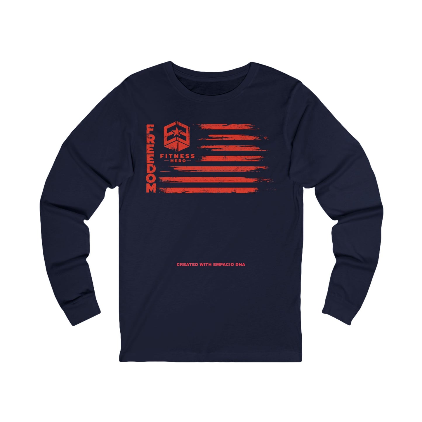Freedom Fitness Hero Red Dawn Long Sleeve Tee