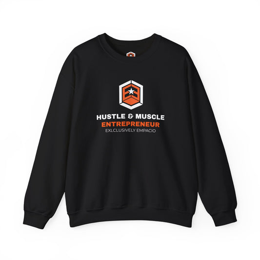 Entruem Hustle & Muscle Entrepreneur Crewneck Sweatshirt