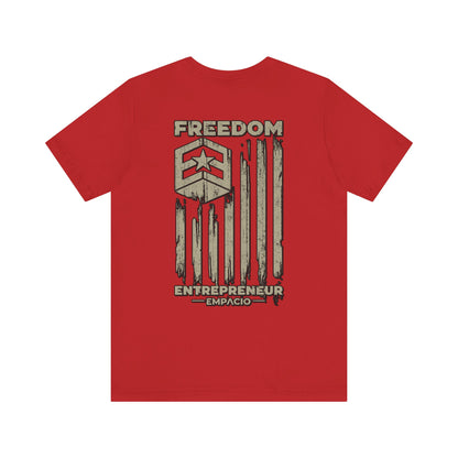 Freedom Entrepreneur Green Flag Hero Jersey Short Sleeve Tee