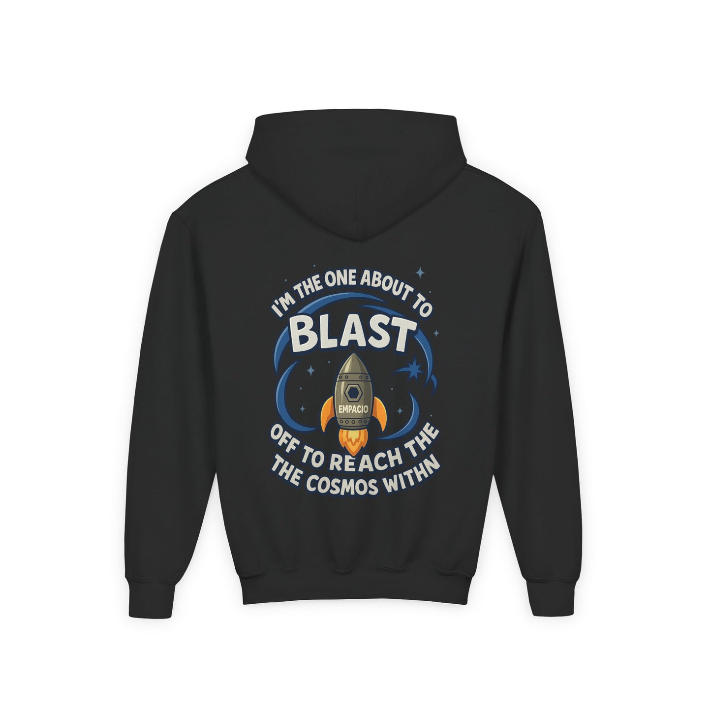 Kids Rocket Hoodie — "Blast Off” Space Sweatshir