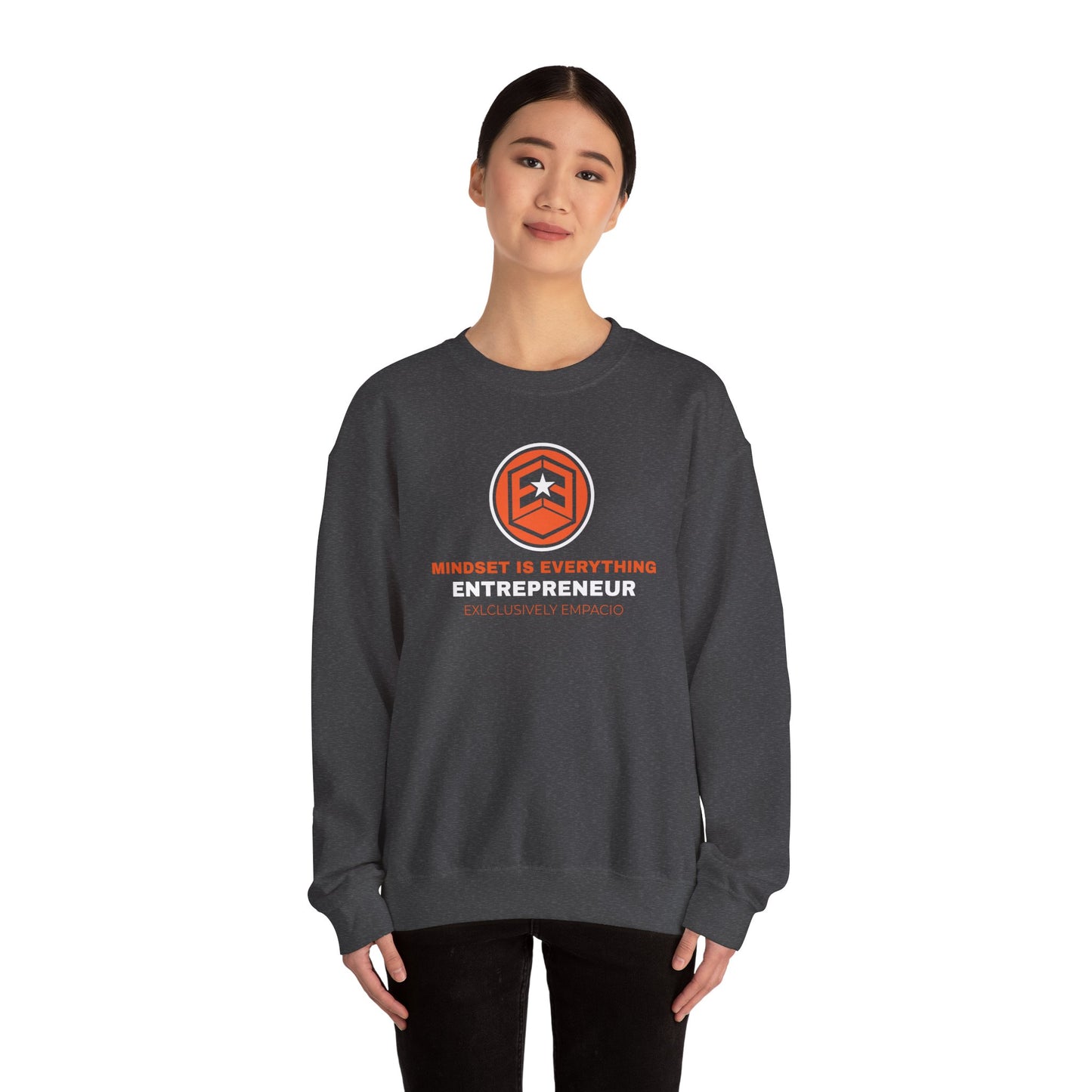 Mindset Is Everything Entrepreneur Women's Crewneck Sweatshirt