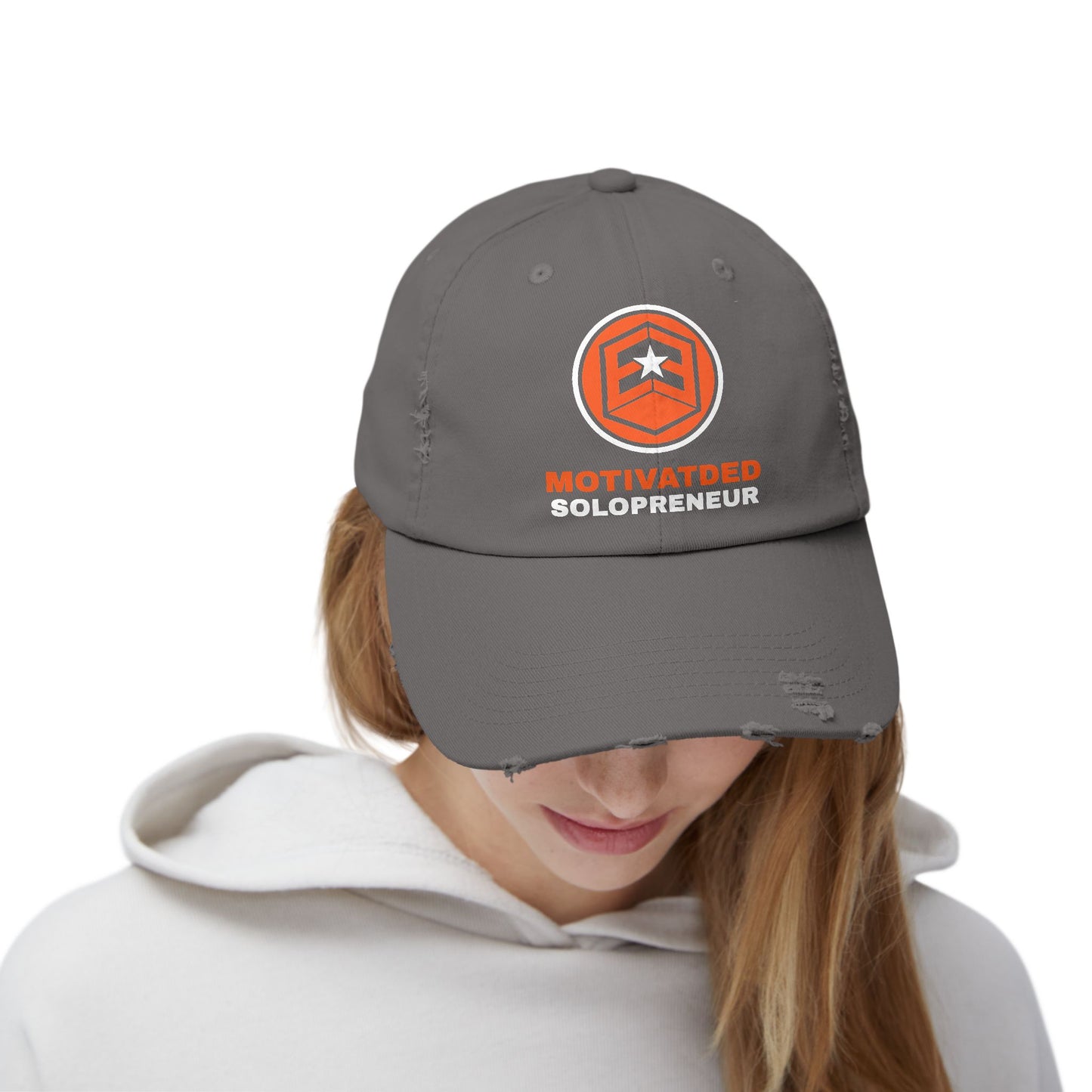 Eneuria Motivated SOLOpreneur Distressed Cap