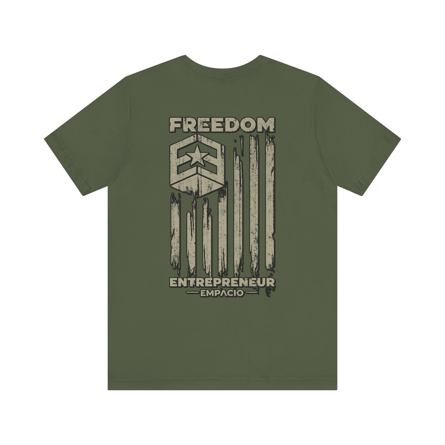 Freedom Entrepreneur Green Flag Hero Jersey Short Sleeve Tee
