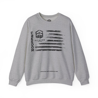 Freedom Fitness Hero Black-Ops Crewneck Sweatshirt