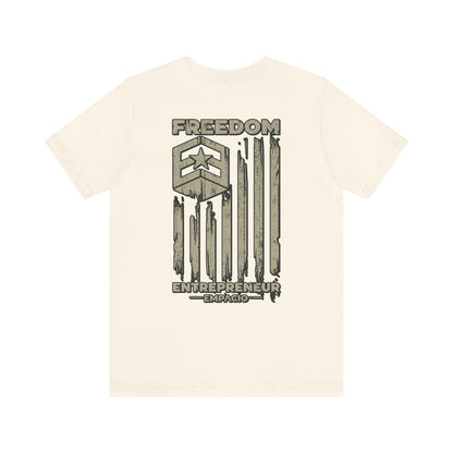 Freedom Entrepreneur Green Flag Hero Jersey Short Sleeve Tee
