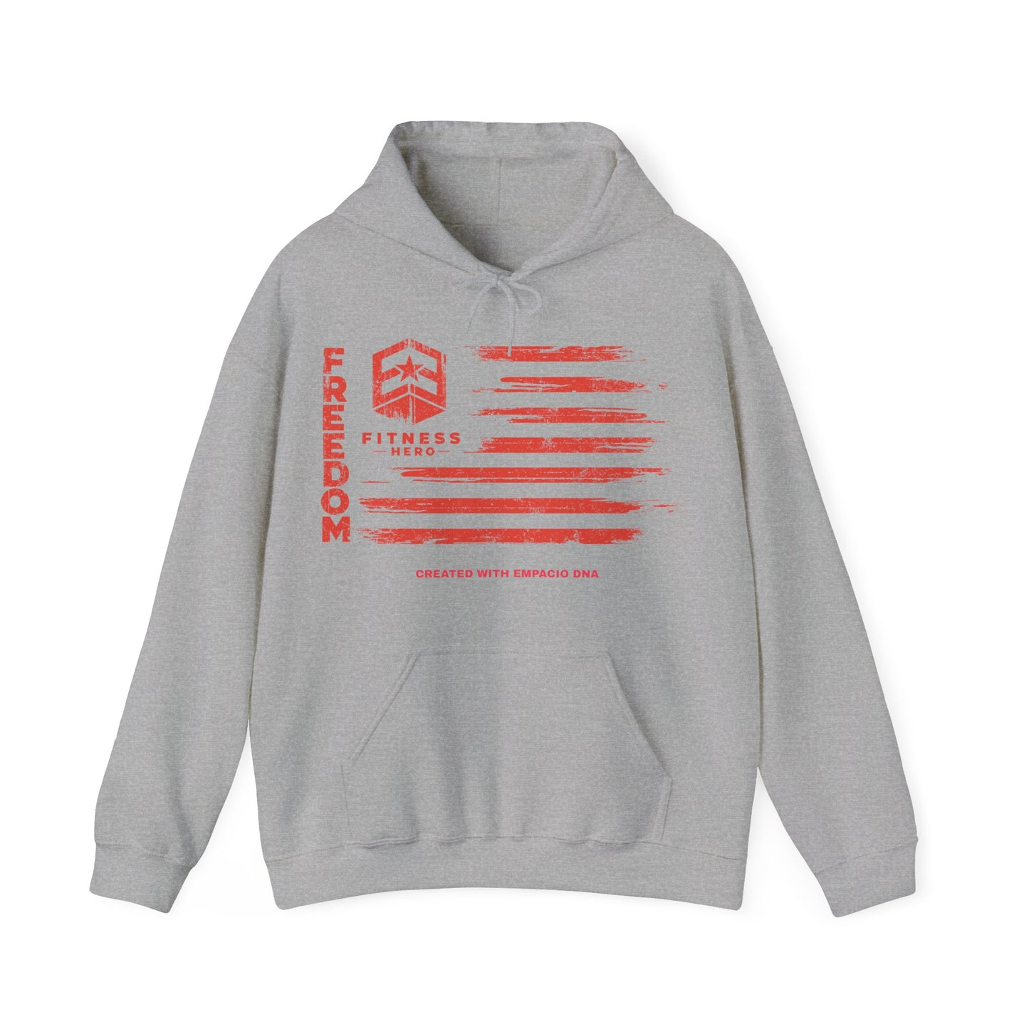 Freedom Fitness Hero Red Dawn Hooded Sweatshirt