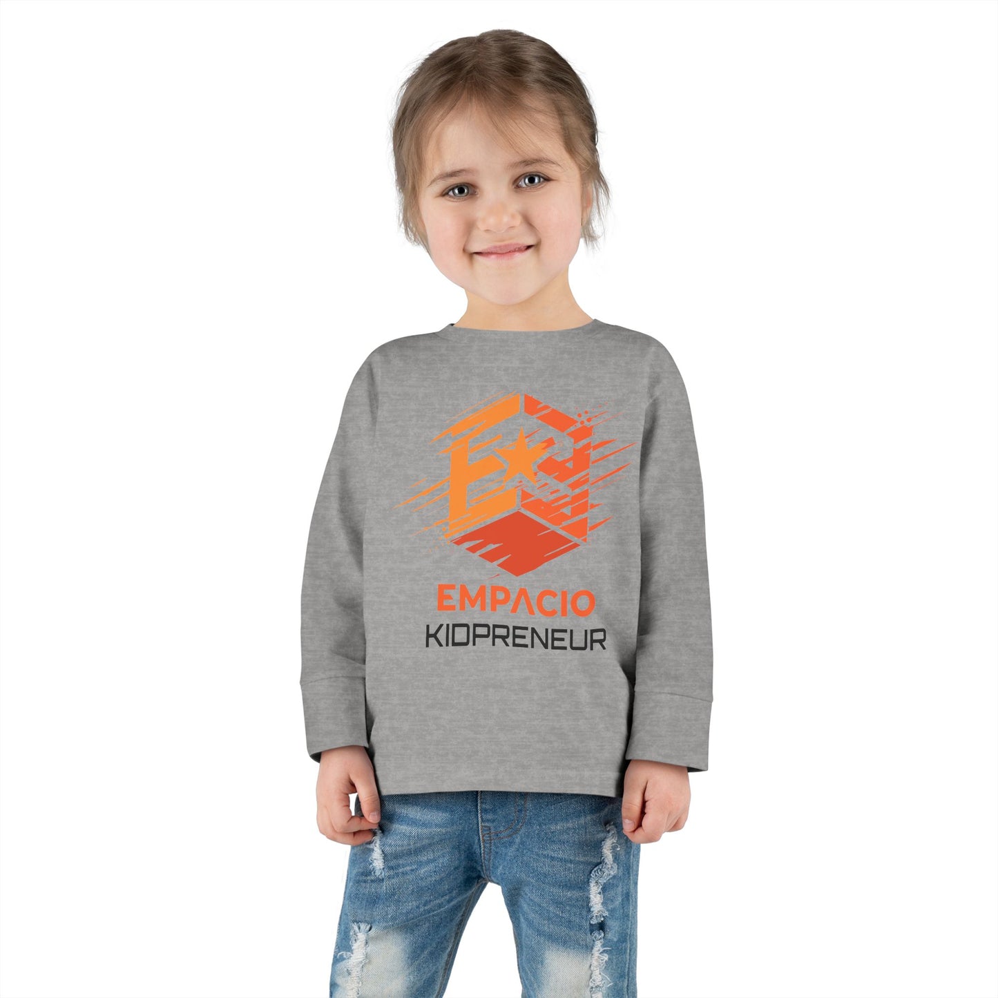 Empacio Kidprenuer Toddler Long Sleeve Tee - Fun & Stylish Kidswear for Everyday Adventures