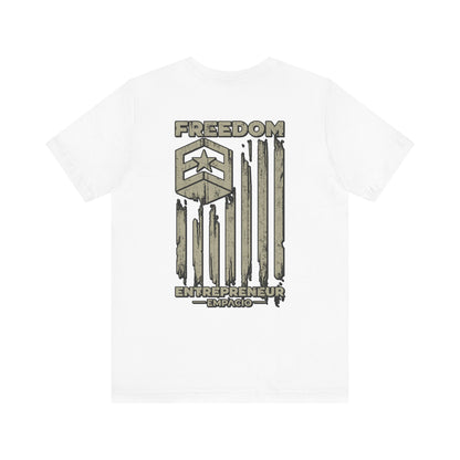 Freedom Entrepreneur Green Flag Hero Jersey Short Sleeve Tee