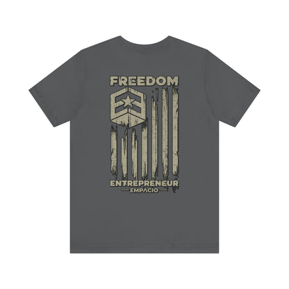 Freedom Entrepreneur Green Flag Hero Jersey Short Sleeve Tee