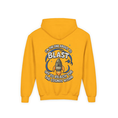 Kids Rocket Hoodie — "Blast Off” Space Sweatshir