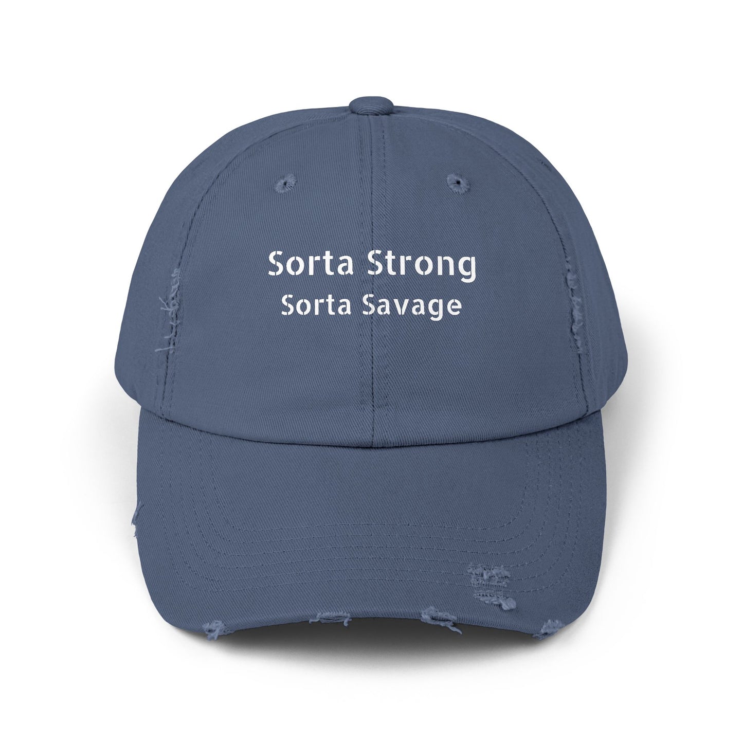 Sorta Strong Distressed Cap