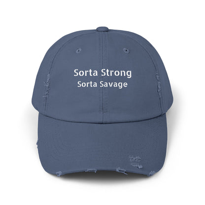 Sorta Strong Distressed Cap