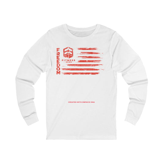 Freedom Fitness Hero Red Dawn Long Sleeve Tee