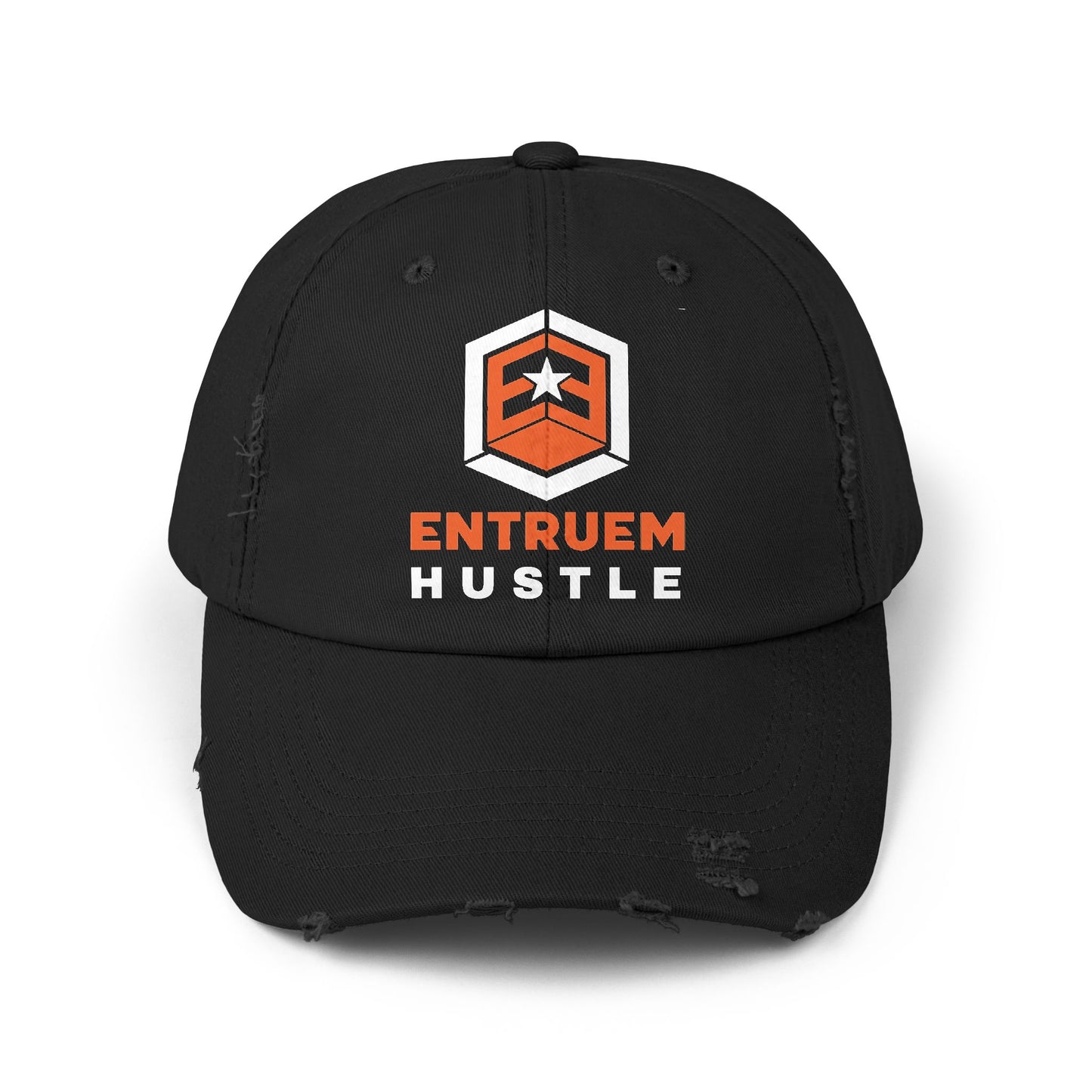 Entruem HUSTLE Collection Distressed Cap