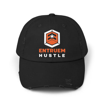 Entruem HUSTLE Collection Distressed Cap