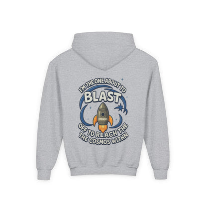 Kids Rocket Hoodie — "Blast Off” Space Sweatshir
