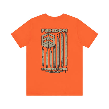 Freedom Entrepreneur Green Flag Hero Jersey Short Sleeve Tee