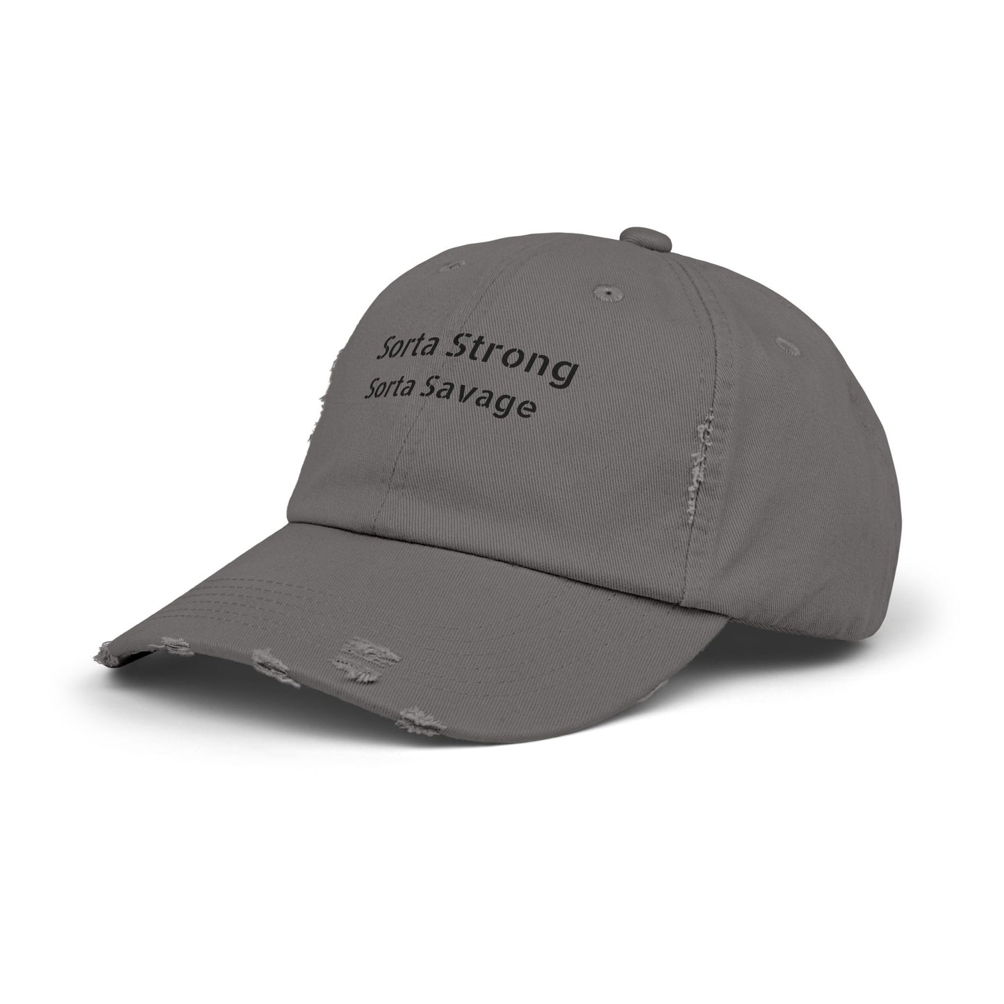 Sorta Strong Distressed Cap