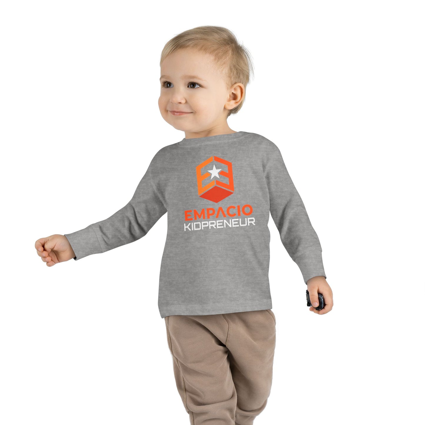 Empacio Kidprenuer Toddler Long Sleeve Tee - Fun & Stylish Kidswear for Everyday Adventures