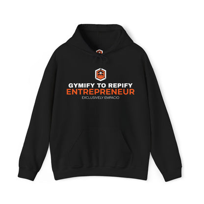 Entruem Gymify To Repify Entrepreneur Hooded Sweatshirt