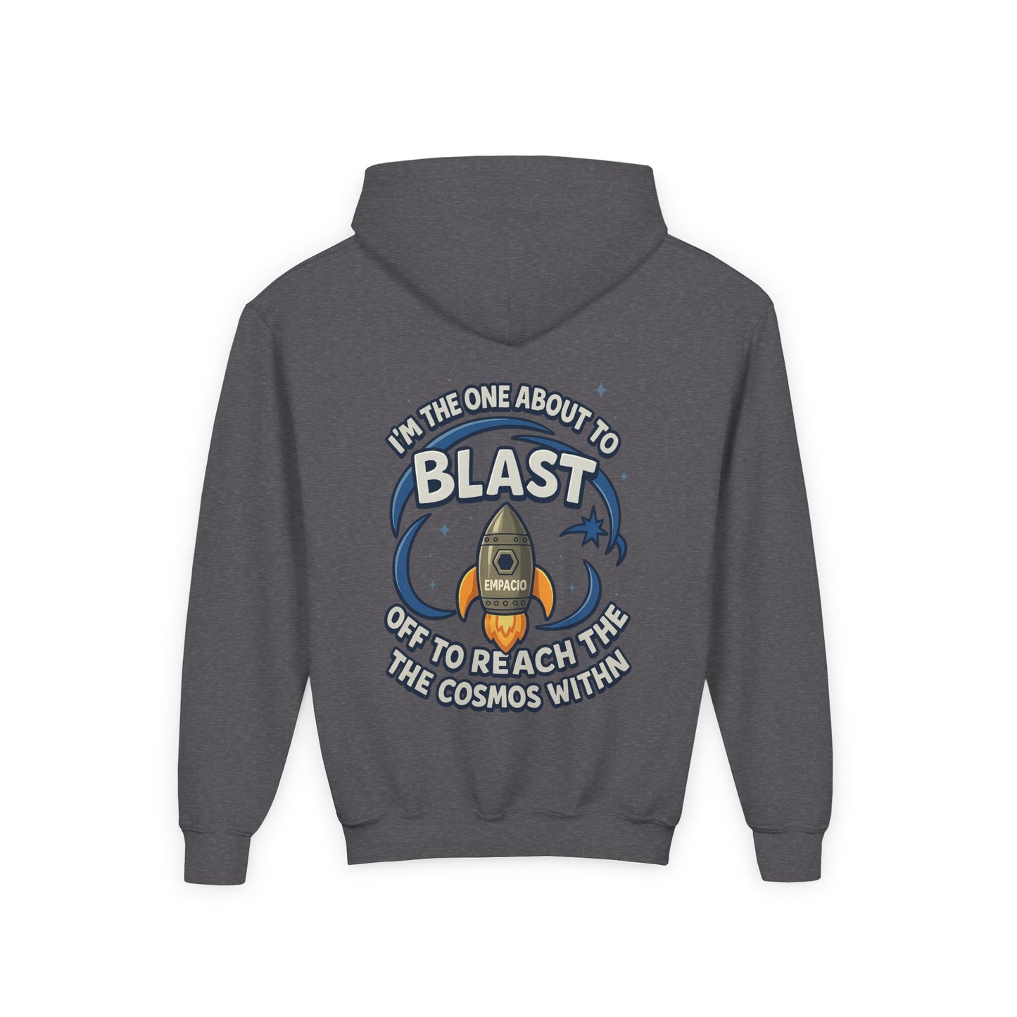 Kids Rocket Hoodie — "Blast Off” Space Sweatshir