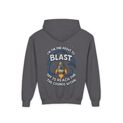 Kids Rocket Hoodie — "Blast Off” Space Sweatshir